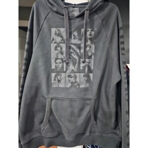 Taylor Swift The Eras Tour 2023 2024 Hoodie Sweatshirt Grey Large
